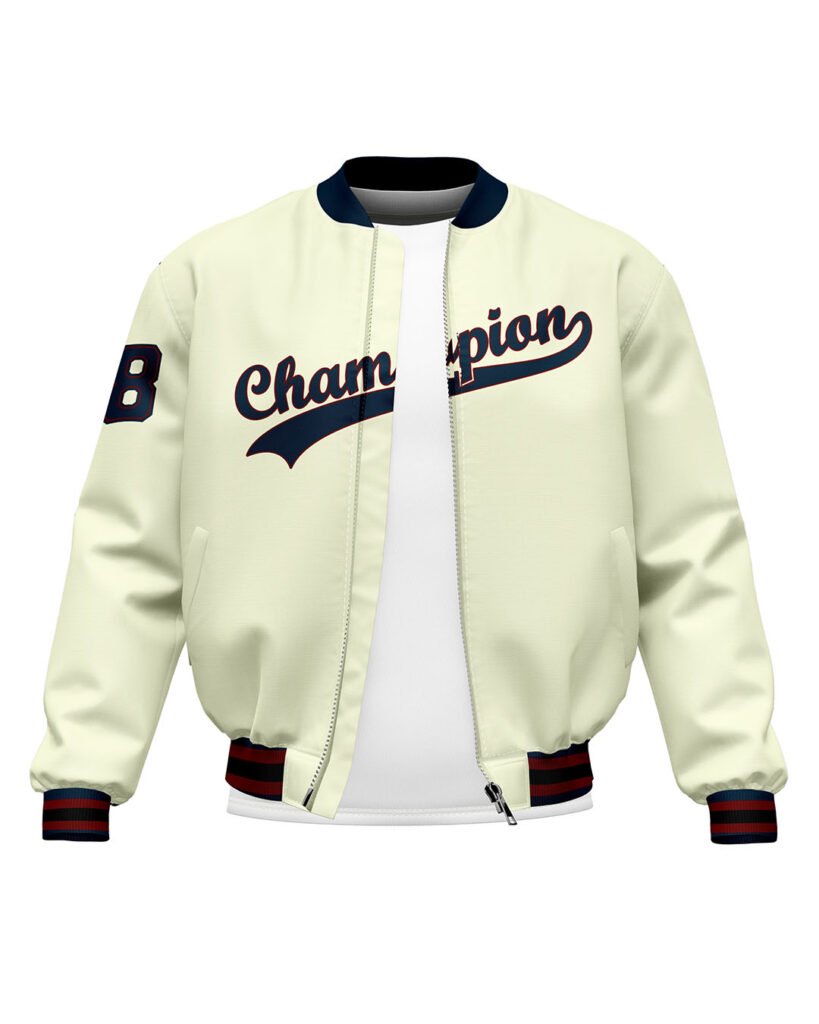 Custom streetwear bomber jacket