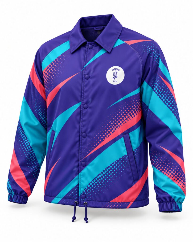 Custom sublimated promotional coach jacket