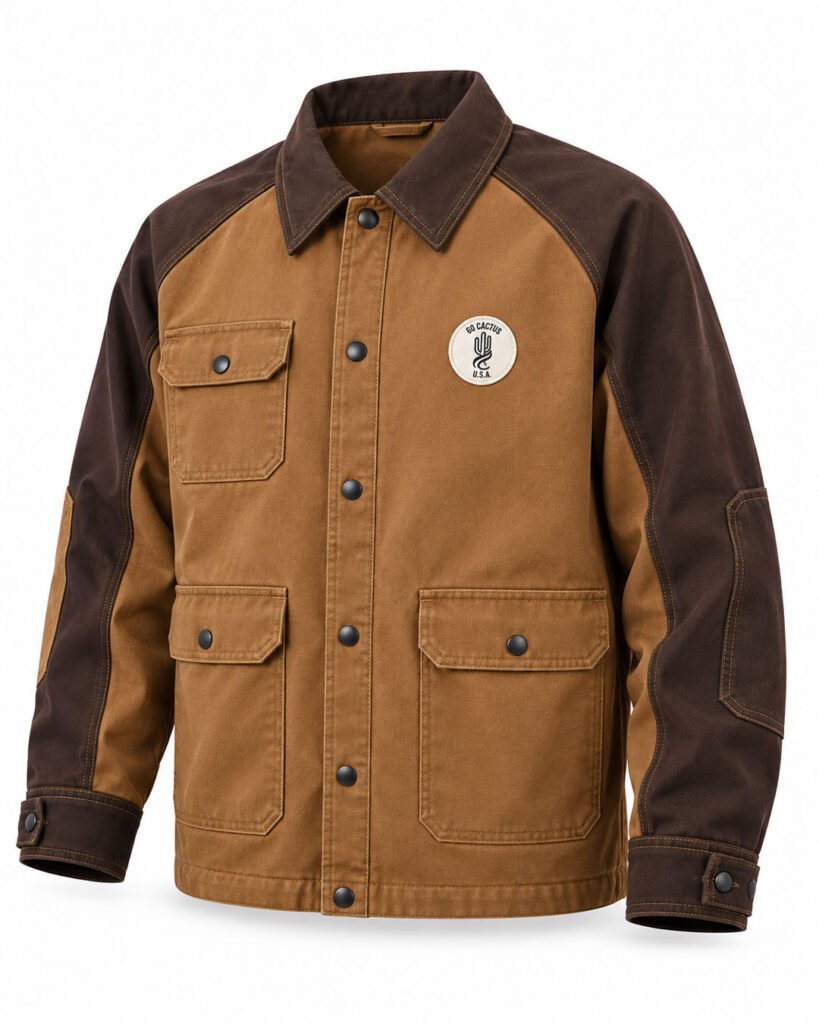 Custom workwear coach jacket