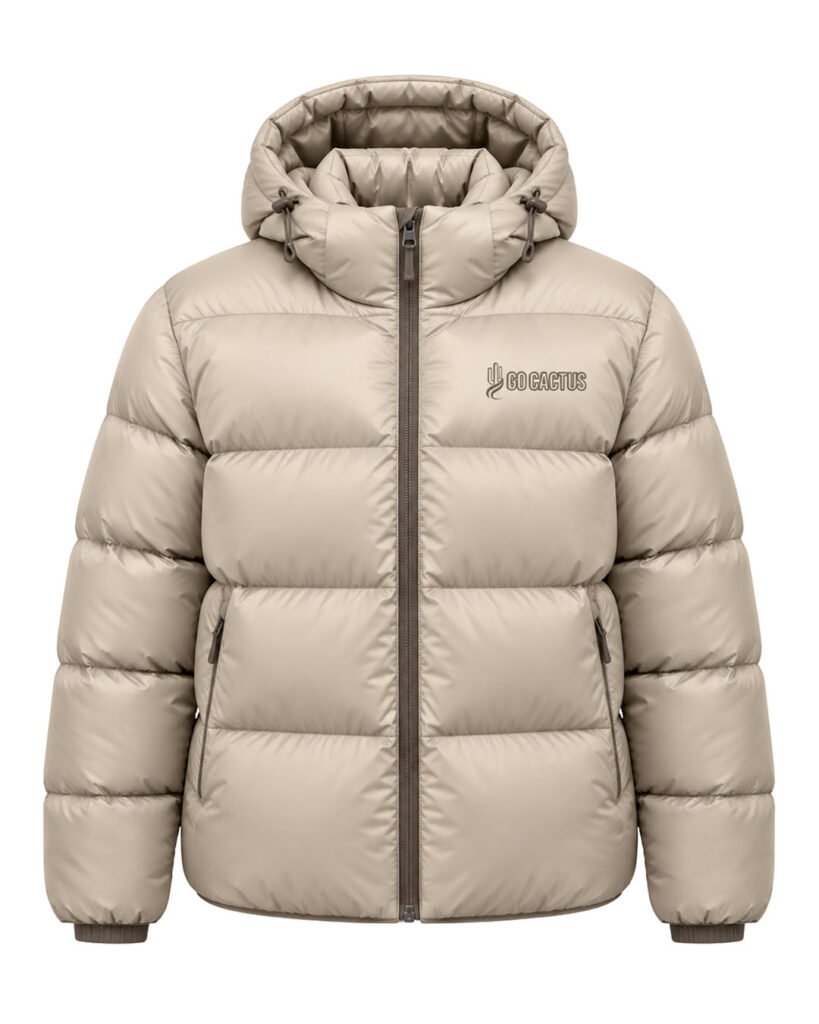 Custom down puffer jacket
