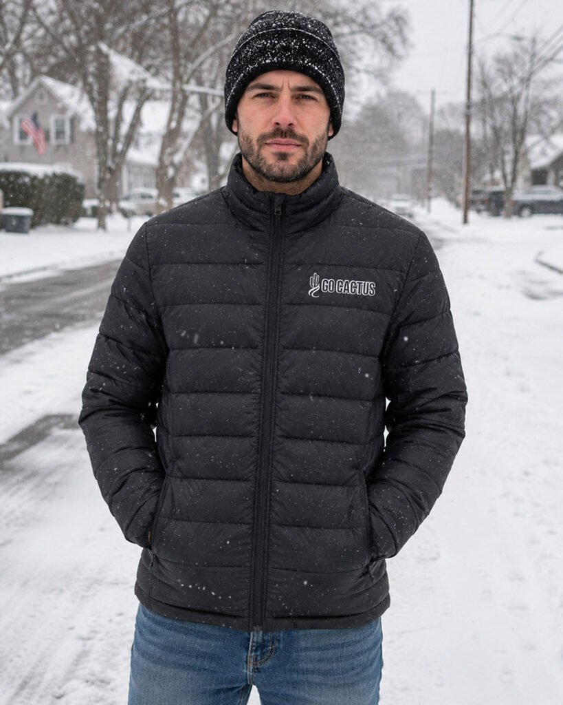 Custom team puffer jackets