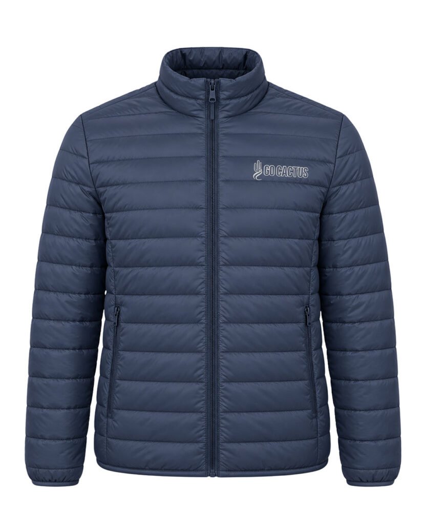Custom lightweight corporate puffer jacket