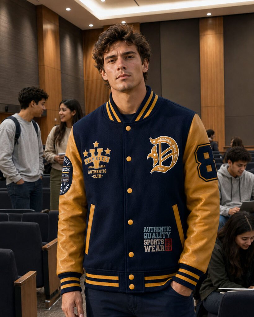 Custom heritage letterman jacket