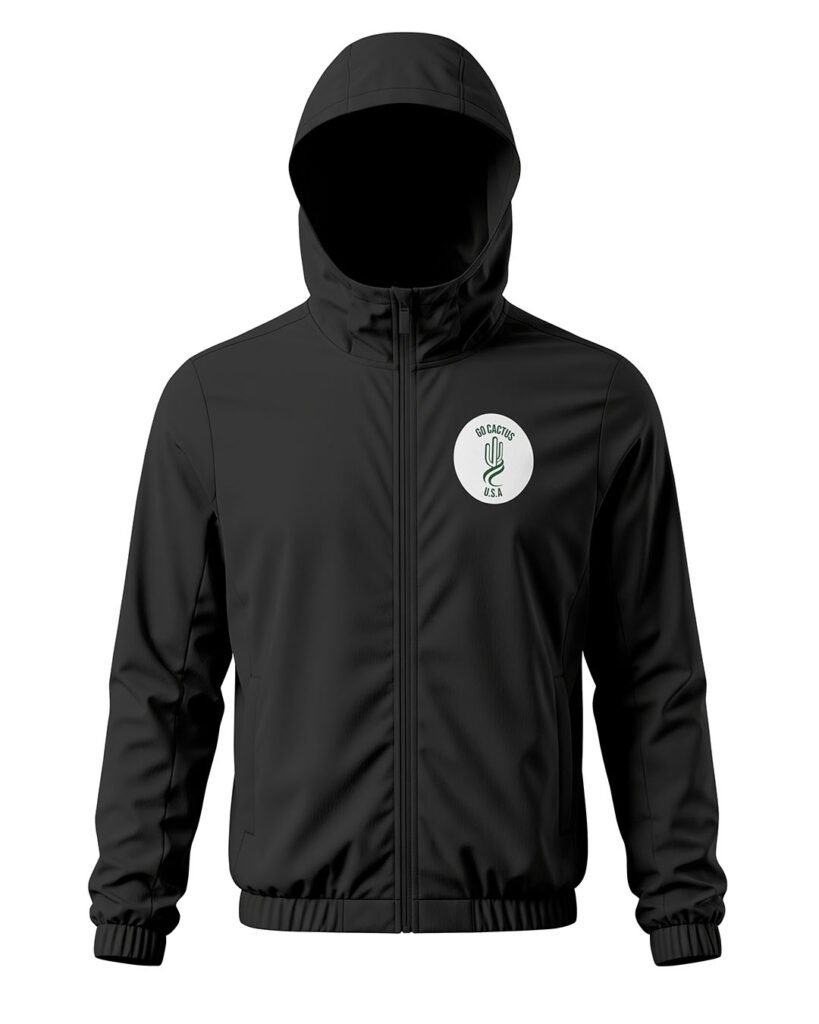 Custom classic team windbreaker jacket with embroidered logo