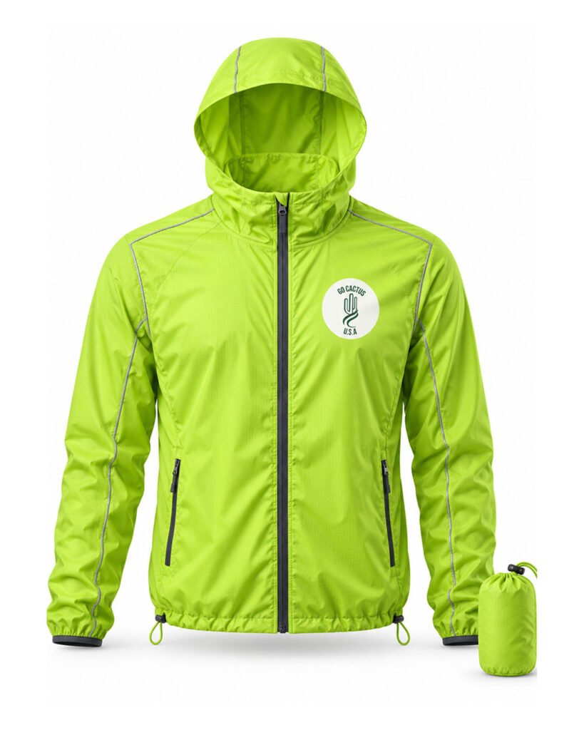 Packable ultralight performance windbreaker jacket