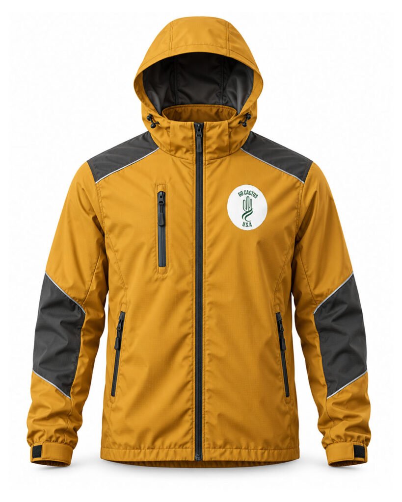 Reflective workwear windbreaker jacket